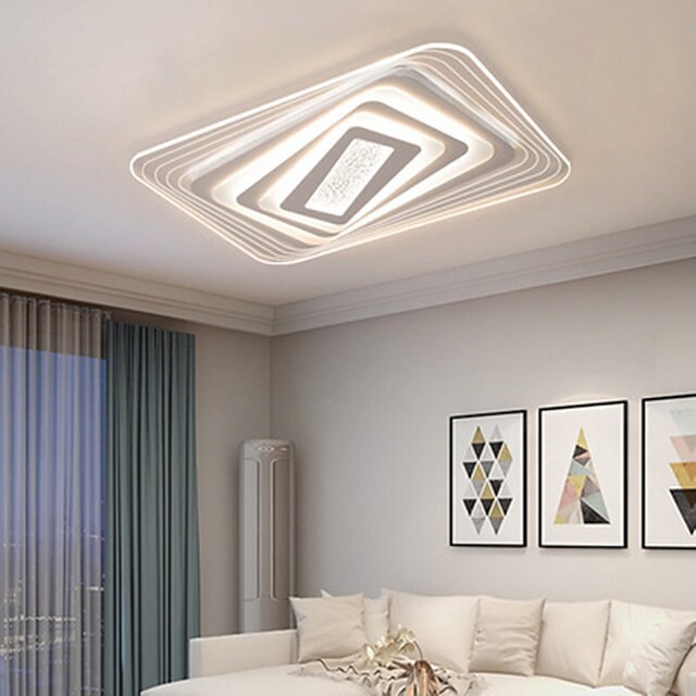 luz de teto 40 50 90cm círculo desenho formas geométricas luzes embutidas de metal estilo artístico estilo moderno abamentos pintados com estilo moderno