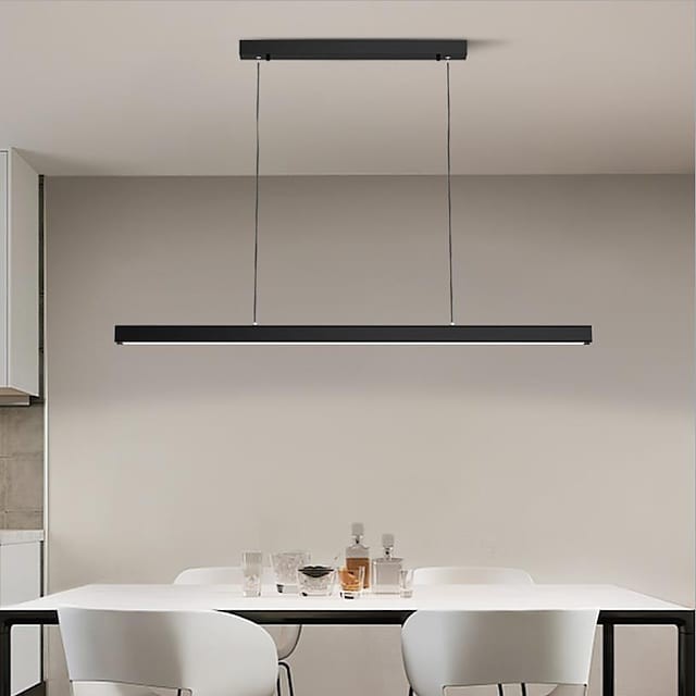 80 100 120cm linha projeto luz pendente sala de jantar lustre de escritório alumínio pintado abamentos modernos