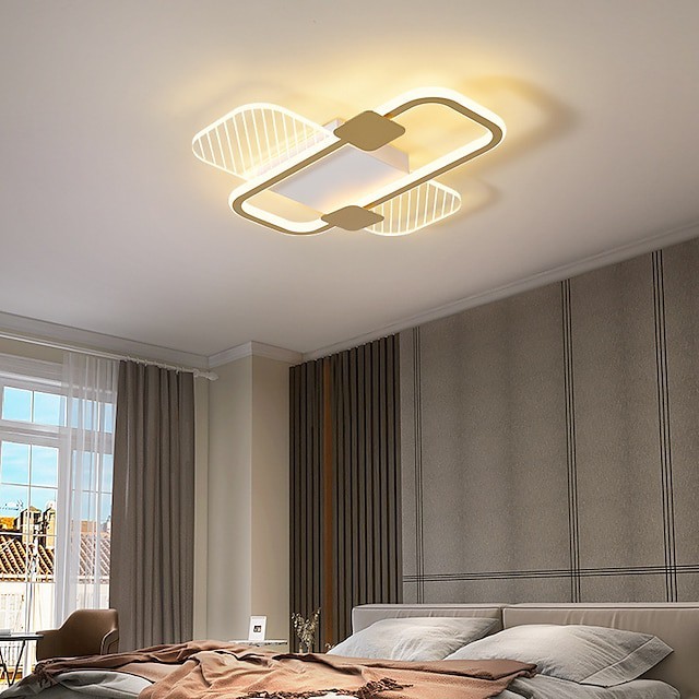 nova luz de teto para sala de estar luz de teto simples luxuosa luz de teto moderna de rílico para quarto