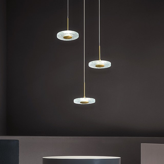 luz pendente moderna glod cobre nórdico 15cm luzes metálicas sala de estar quarto cozinha luz da sala de jantar abajur rílico branco quente branco frio 4w 320lm