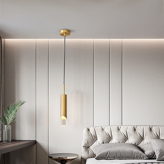 pendente de luz cilíndrica de 60cm de projeto único pendente de metal leve galvanizado estilo nórdico