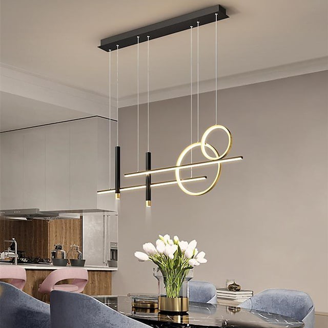 levou luz pendente 100cm projeto único lustre de metal estilo artístico estilo moderno estilo elegante abamentos pintados moderno