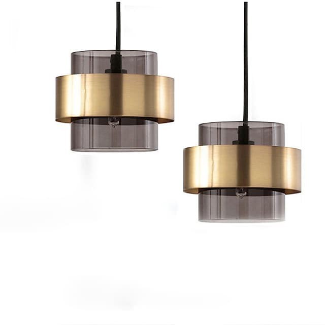 18cm de luz pendente de projeto único metal estilo moderno cilindro pintado com abamento moderno estilo nórdico