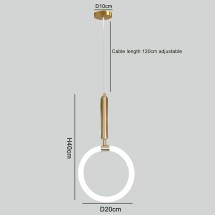 20cm Desenho de Círculo...