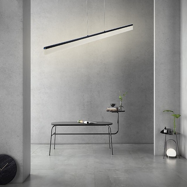 Estilo Mini Luzes Pingente Metal rílico Linear abamentos Pintados contemporâneo Moderno