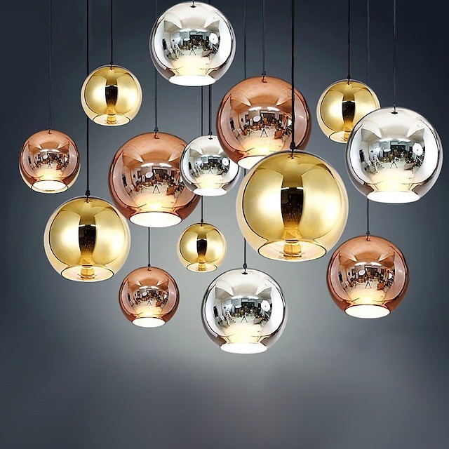 luz pendente cluster projeto projeto único moderno estilo nórdico para sala de estar quarto sala de jantar vidro ouro