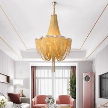 Lustre de luxo de 68cm com...