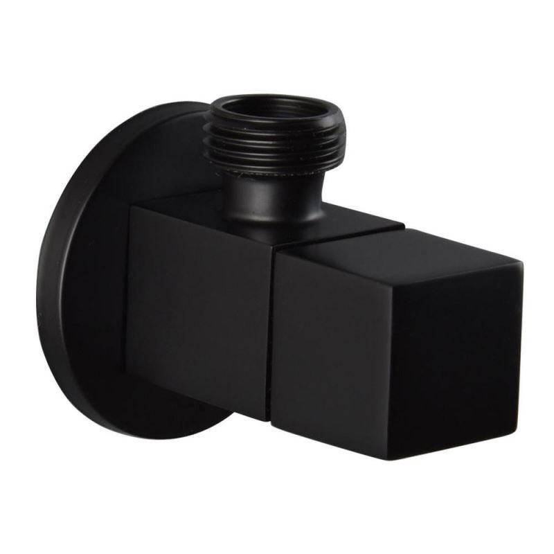 Válvula angular bidirecional de cobre preto / dourado 1 válvula