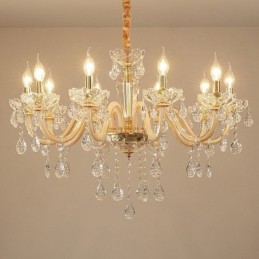 Lustre de cristal elegante...