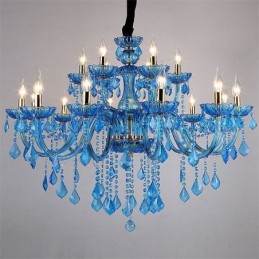 Lustre de cristal elegante...