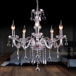 Lustre de cristal elegante...