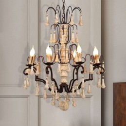 Lustre elegante com luz...