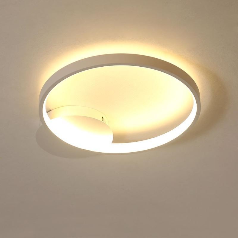 Lâmpada de restaurante de luz de teto de forma circular de estilo nórdico