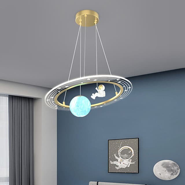 luz pendente lustres doméstico sala de estar quarto sala de jantar personalizado quarto infantil planeta