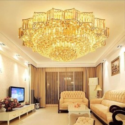 Lustre de cristal redondo...