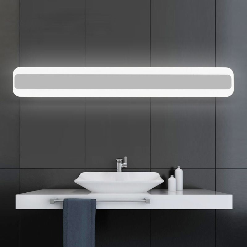 Lâmpada de parede moderna espelho luz frontal banheiro maquiagem luz iluminação