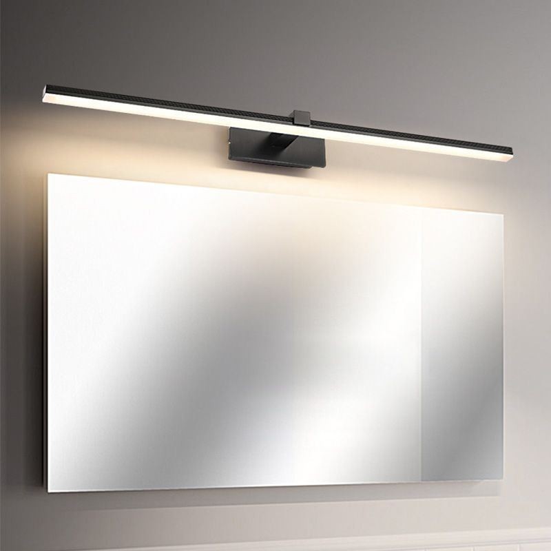 Lâmpada de parede contemporânea espelho luz frontal iluminação acrílica banheiro