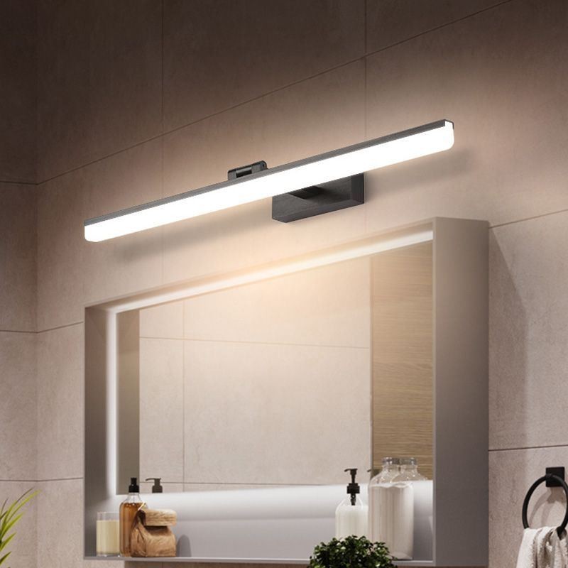 Lâmpada de arandela moderna espelho luz frontal lâmpada de parede banheiro