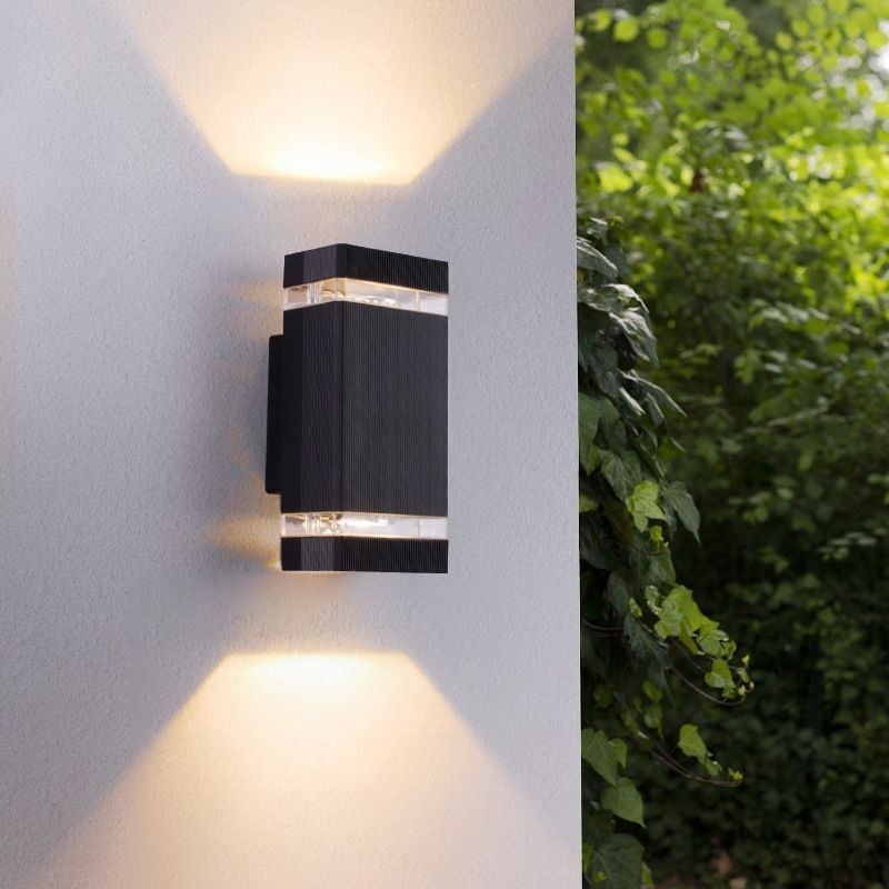 parede de alumínio simples ilumina a varanda impermeável do pátio da lâmpada de parede