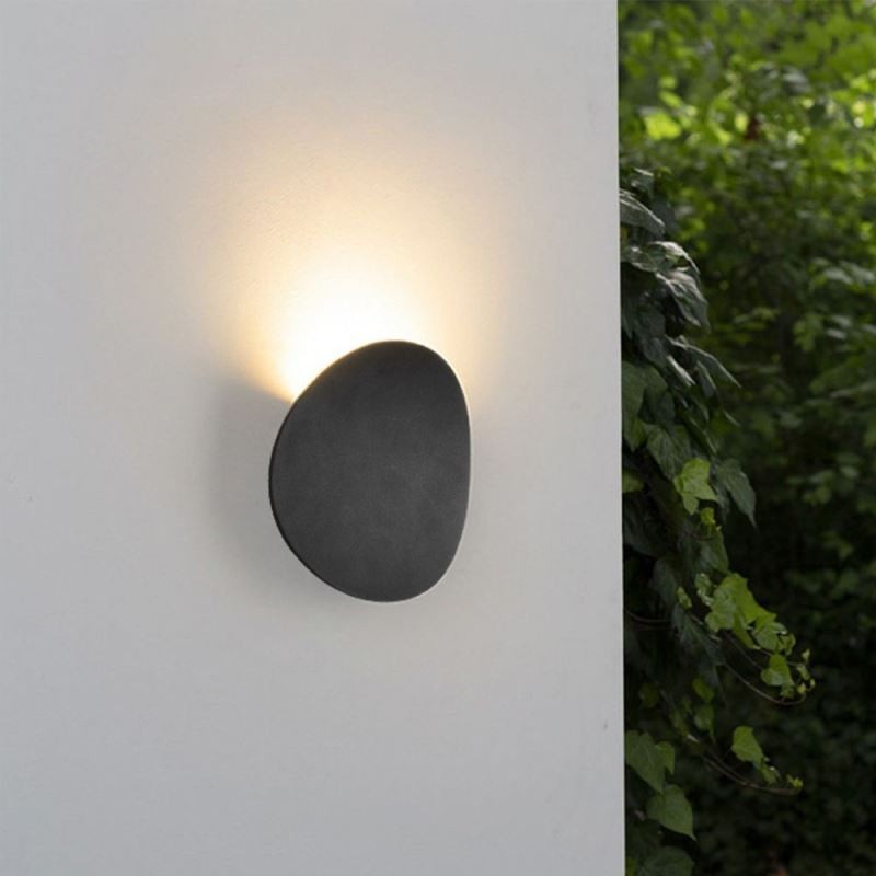 Candeeiro de parede de alumínio para iluminação de varanda de jardim exterior