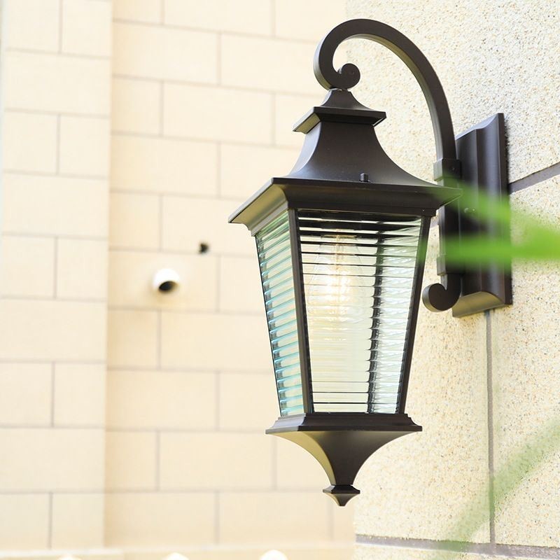 Luz externa moderna à prova d'água gazebo luz de parede pátio corredor jardim varanda