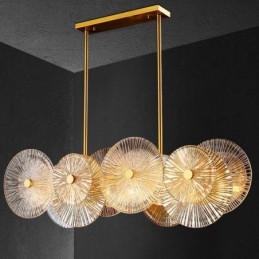 Lustre moderno com disco de...