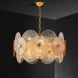 Lustre moderno de disco de...