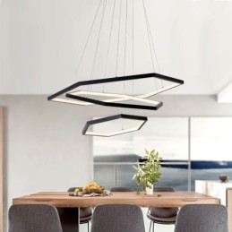 Luz pendente hexagonal...