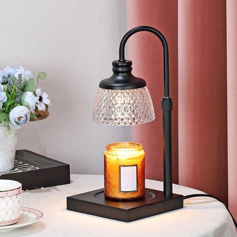 Lâmpada decorativa para aquecedor de velas, aparelho de fusão de velas elétrica regulável com temporizador, decoração para casa