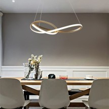 luz pendente moderno ouro...