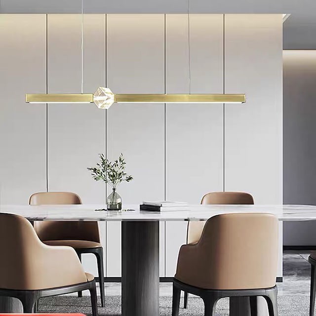 pendente luz ouro preto moderno 80cm linear projeto metal galvanizado moderno sala de jantar sala de estar escritório restaurante