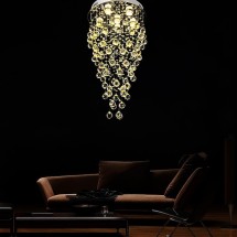 45cm lustre de cristal...