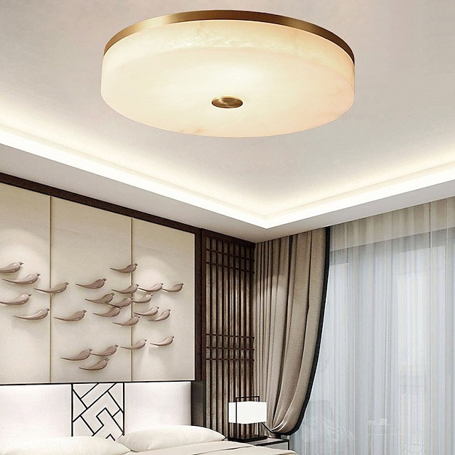 luz de teto embutida com lanterna projeto moderno para quarto sala de jantar cobre