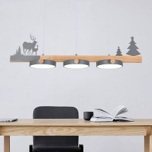 levou luz pendente moderna...