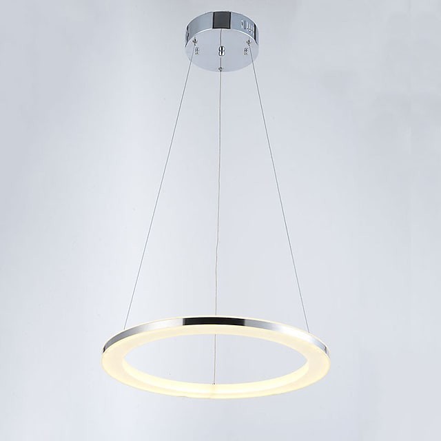 Moderno contemporâneo Luzes Pingente Luz Ambiente - Cristal LED 220-240V Branco Quente Branco Frio Fonte de luz