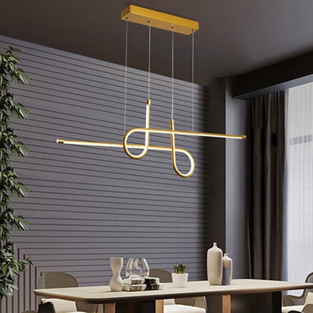 levou luz pendente 100cm projeto único lustre de alumínio estilo artístico estilo moderno abamentos pintados elegantes moderno