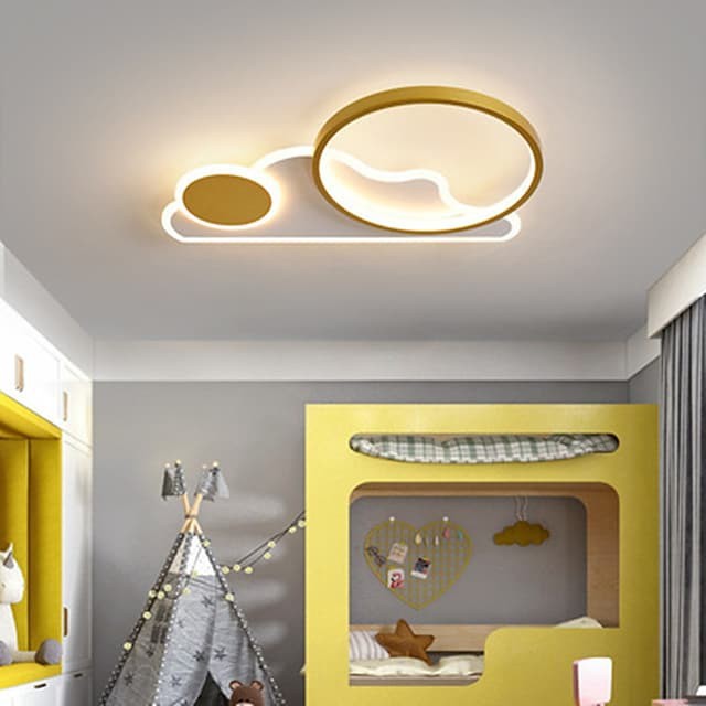 luz de teto 40 50cm círculo projeto montagem embutida luzes alumínio estilo moderno abamentos pintados elegantes moderno
