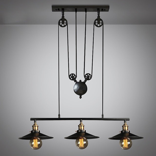 90cm de luz pendente de projeto único metal estilo vintage ilha pintada industrial abamentos artísticos país