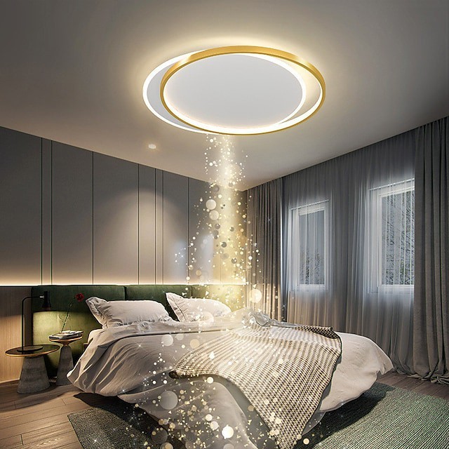 luz de teto 45 55cm projeto cluster luzes embutidas abamentos em metal pintado moderno